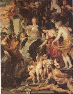 Peter Paul Rubens The Happiness of the Regency (mk05) Norge oil painting art